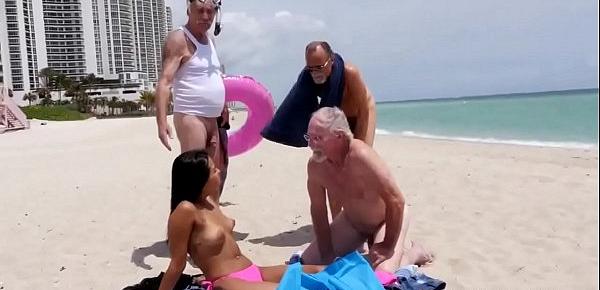  Old man playing with pussy Staycation with a Latin Hottie